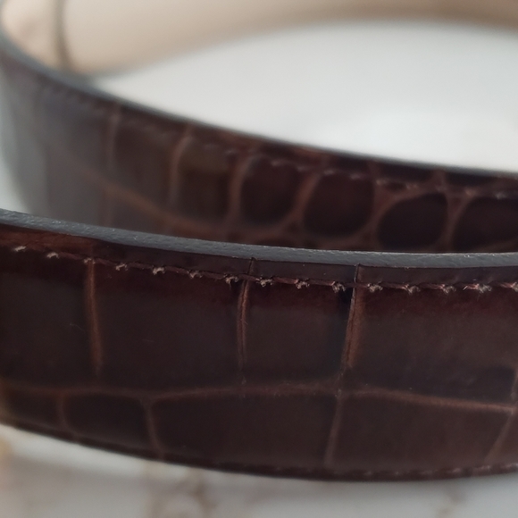 𝅺GENUINE Italian Leather Belt - Picture 6 of 8